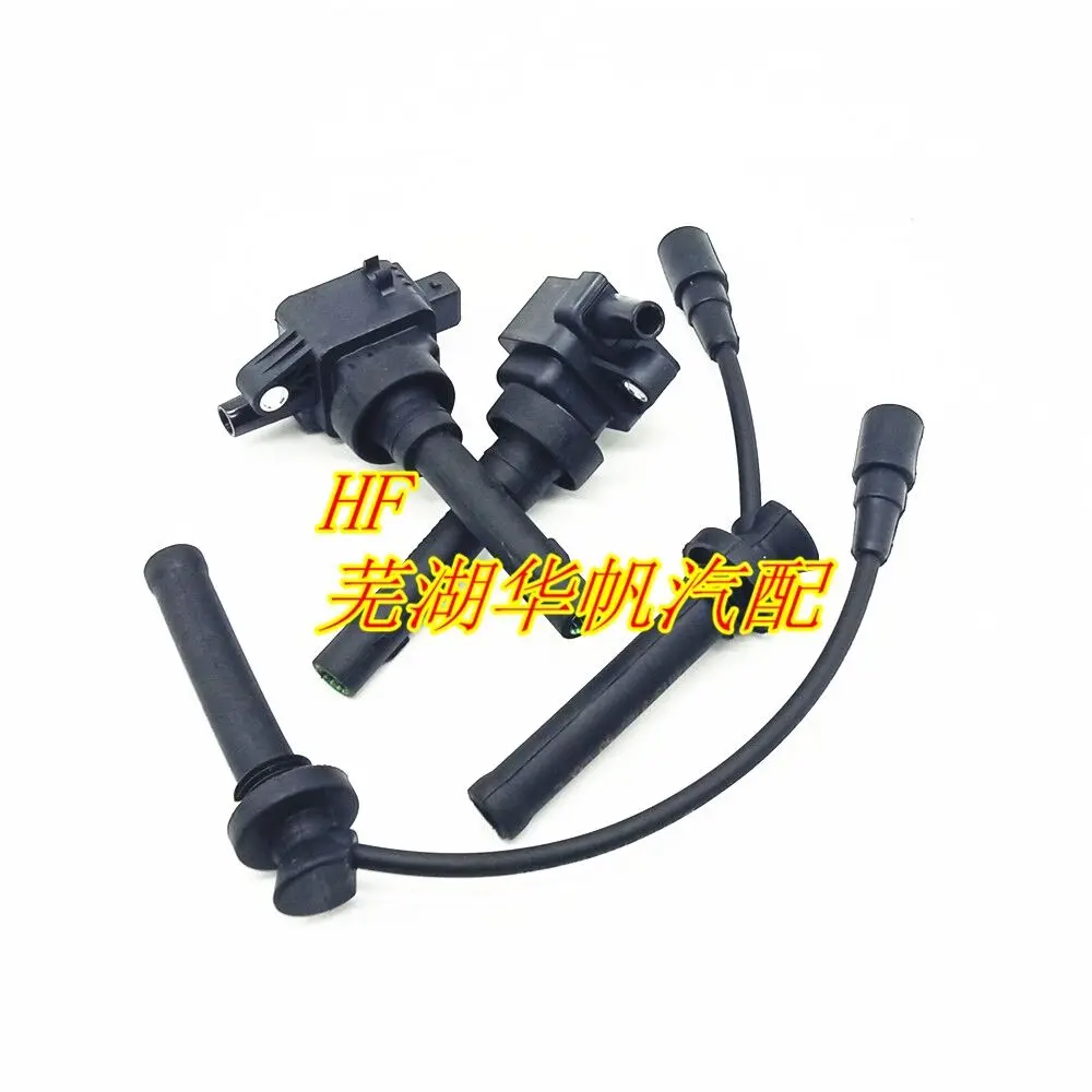 E4G13-3705110 Ignition coil/Ignition cable kit for Chery Arrizo 7 5 Tiggo 3 A3 M11 E4G16 engine