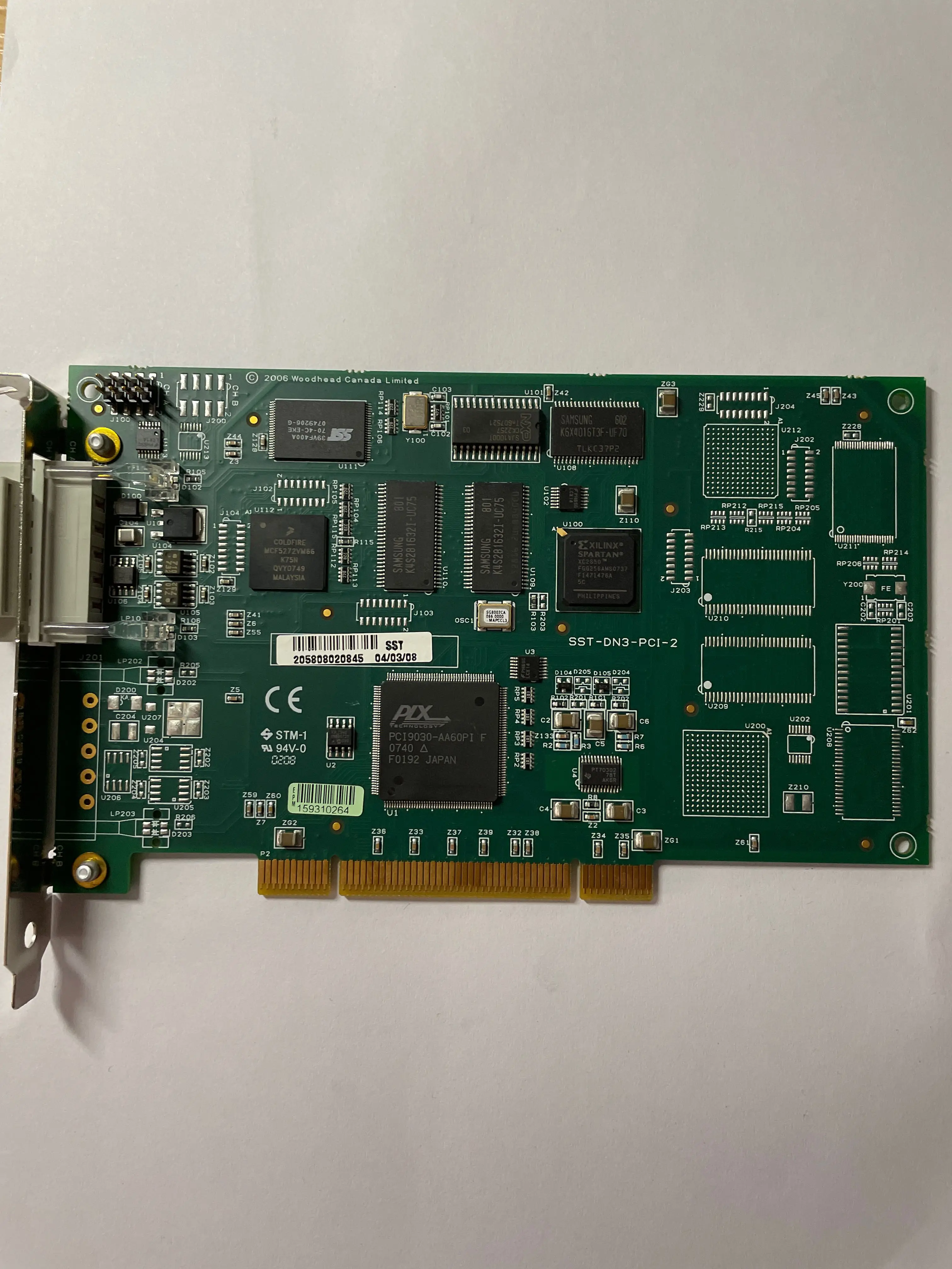 

Industrial equipment board SST-DN3-PCI-2 DN3-PCI-1 V1.2.0