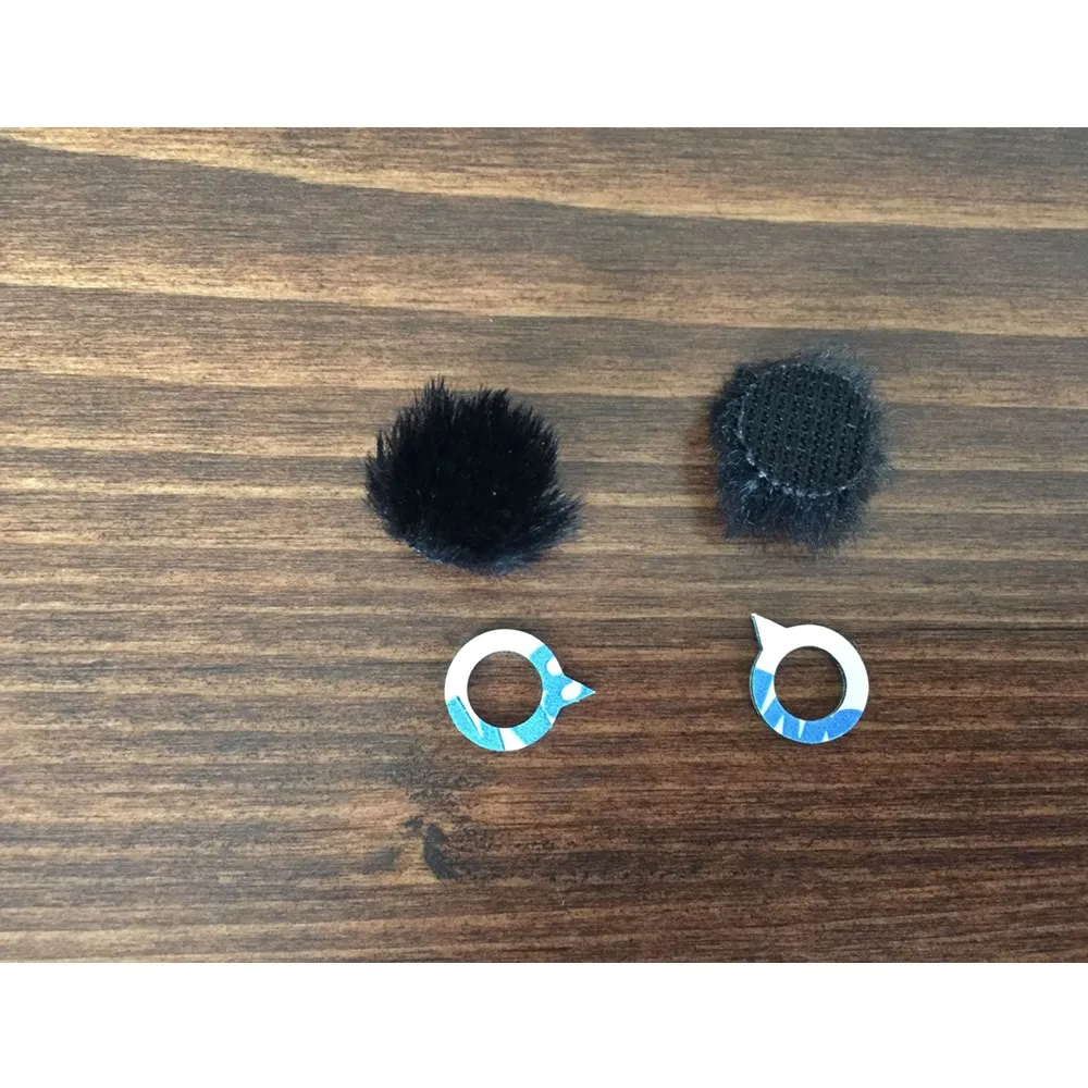 Micromuff-كاتم صوت الرياح الأصلي لجهاز SonyDSCRx100 RX100IV RX100M5, ريح القط الميت غطاء ميكروفون لسلسلة أوبسوني 10 قطعة