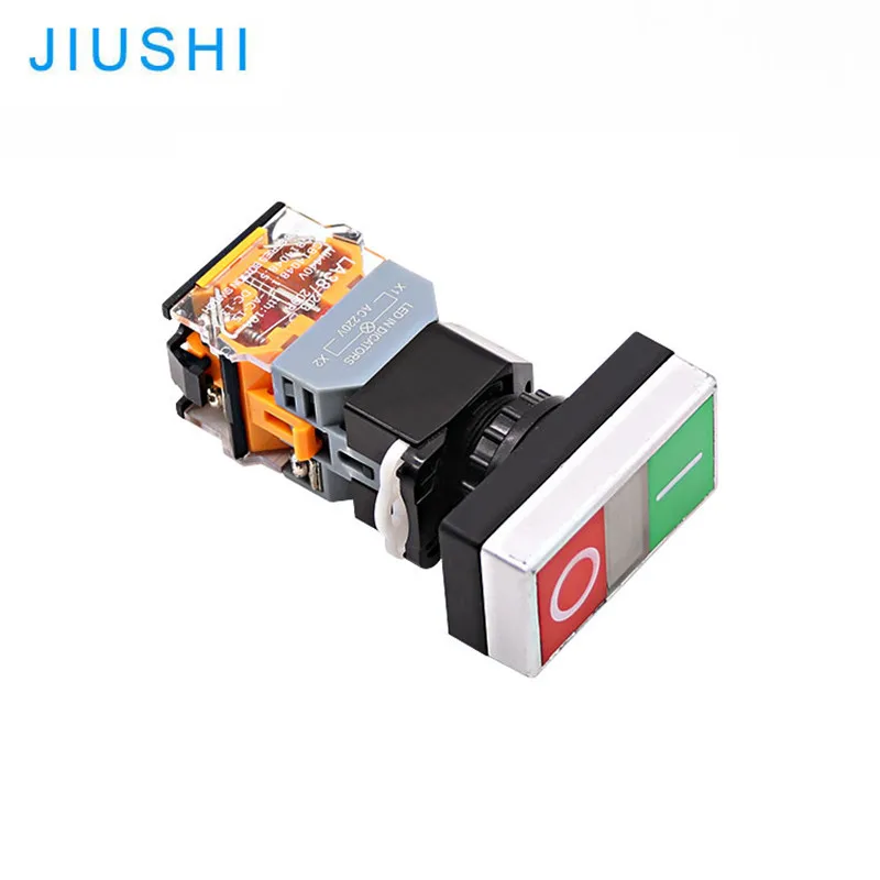 LA38-11D/RG momentary double buttons push switch illuminated