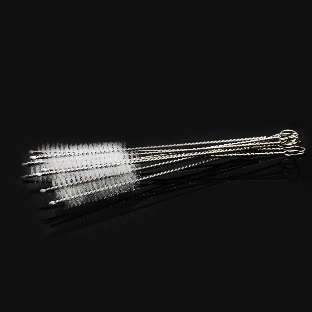 Escova De Limpeza De Palha De Aço Inoxidável, Escovas De Tubo De Tanque De Peixes, Cabelo Macio Reutilizável, Tubo De Vidro De Sucção, Ferramentas