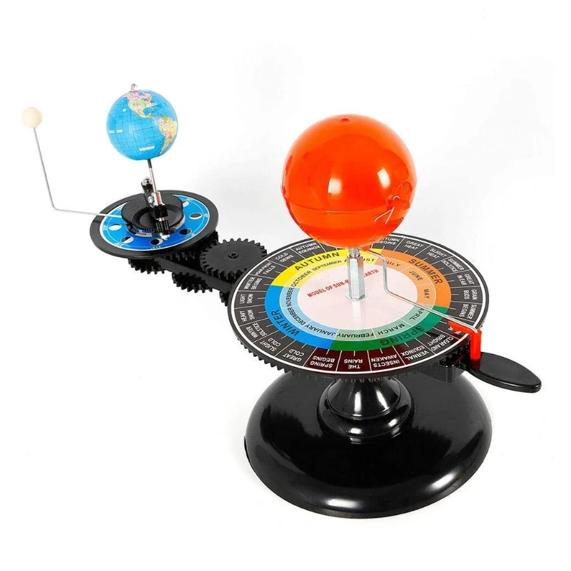 Solar System Model DIY Globe Earth Sun Moon Orbital Planetarium Educational for Child Kid Toy Astronomy Science Teaching