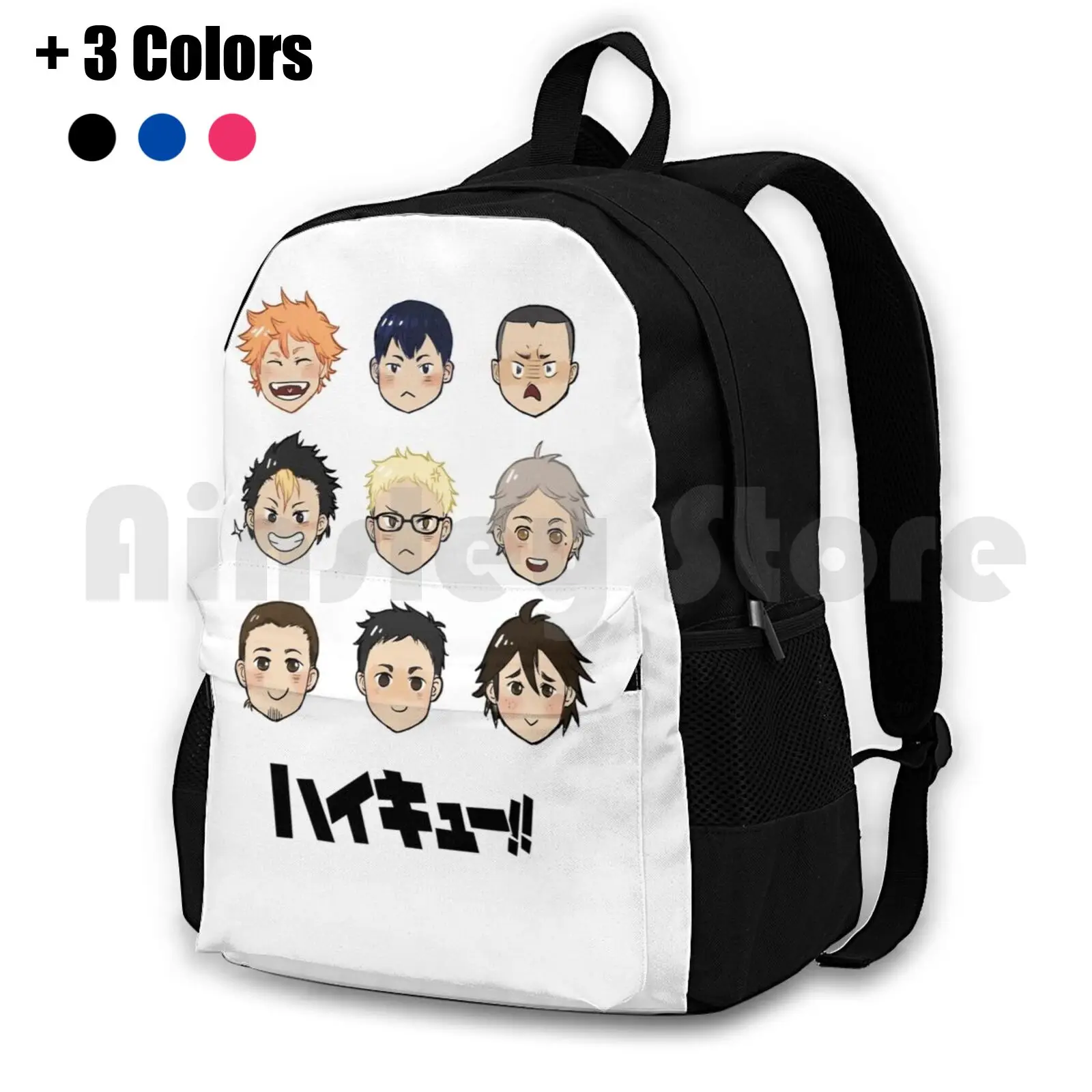 Outdoor Hiking Backpack Riding Climbing Sports Bag Manga Comics Japanese Comics Anime Karasuno Hinata Shouyo