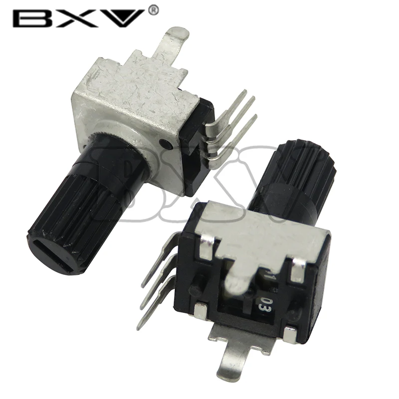 10PCS RV09 Vertical 12.5mm Shaft 1K 2K 5K 10K 20K 50K 100K 0932 Adjustable Resistor 9 Type 3pin Seal Potentiometer