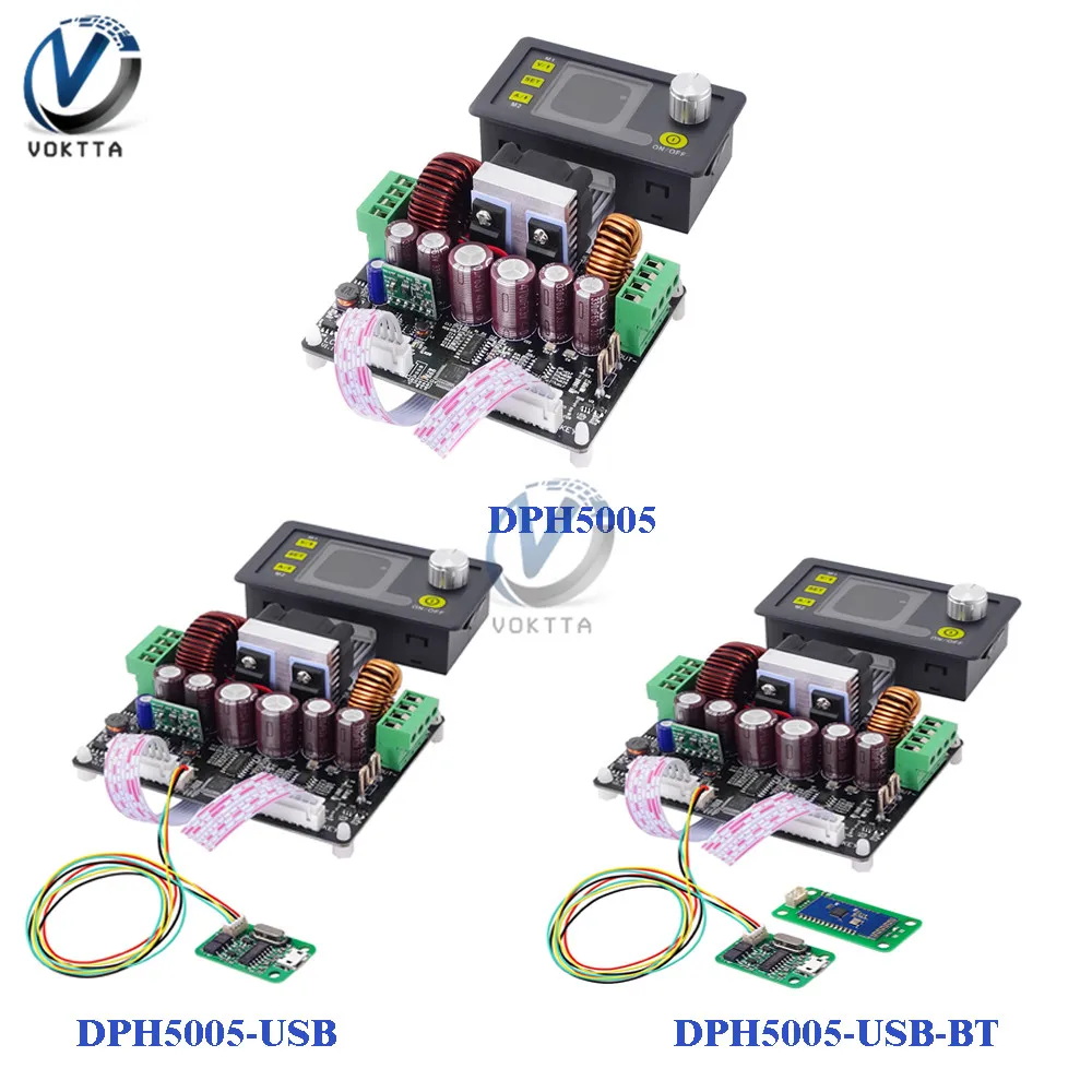 50V DPH5005 Programmable Buck-boost Converter Color Screen Display Adjustable Power Supply With USB And Bluetooth Communication