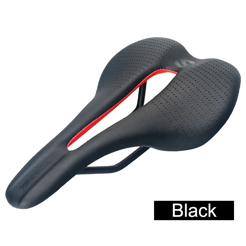 TS20 Bicycle Saddle Plastic Seat Mountain Bike Saddle 145mm Comfortable Shock Absorption Hollow Road FIxie Bike Seat Bike Parts