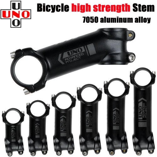 Vástagos UNO Kalloy King ultraligeros AL7050 vástago de bicicleta 7 grados 31,8mm 60 70 80 90 100 110 120 130mm vástago de manillar de bicicleta de carretera MTB