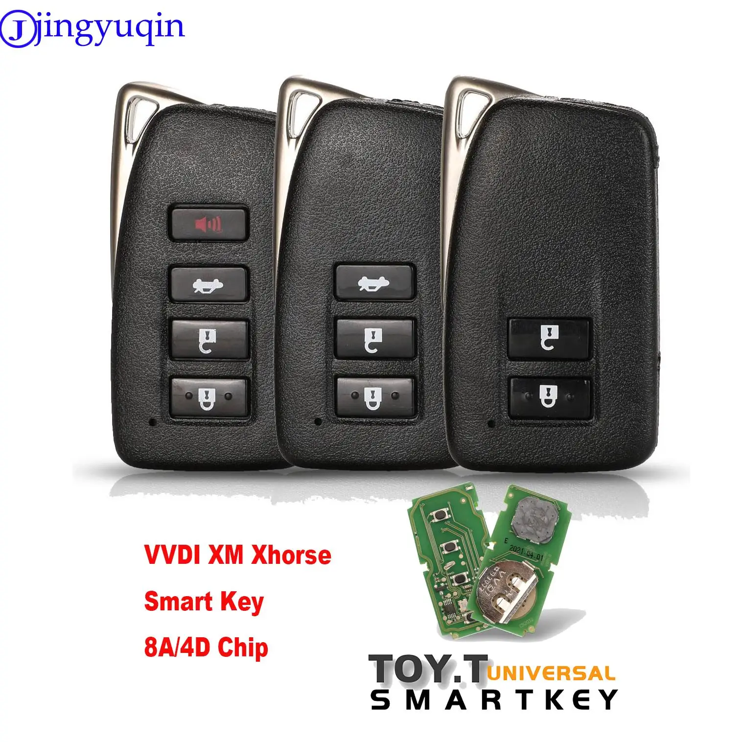 

jingyuqin Remote Car Key VVDI XM Xhorse 8A/4D Chip For LEXUS ES350 IS/ES/GS/NX/RX/GX GS300 GS350 IS250 ES250 NX200 Smart Car Key