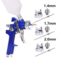 Air Spray Gun High Pressure Cleaner HVLP 1.4/1.7/2.0mm Paint Spray Gun Automotive Pneumatic Tool For Cars Professional Airbrush