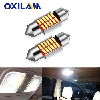 2 stuks 31mm DE3175 Led Festoen Canbus Lamp Auto-interieur Licht Lamp Kofferbak Dome Kaart Lamp Licht voor MAZDA 2 3 5 6 2015 2014 2013 2012