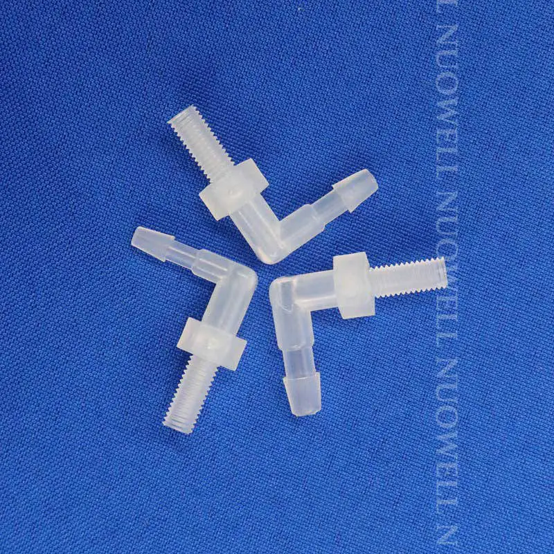 M5 Male Thread Pagoda Elbow Connectors, PP Plastic Pipe Fittings, Irrigation Adapter, Aquarium Tank Hose Joints, 5-100Pcs