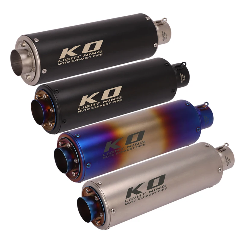 

Exhaust Motorcycle Universal Exhaust Escape Modified Dirt Pit Bike Muffler Scooter ATV 38-51MM