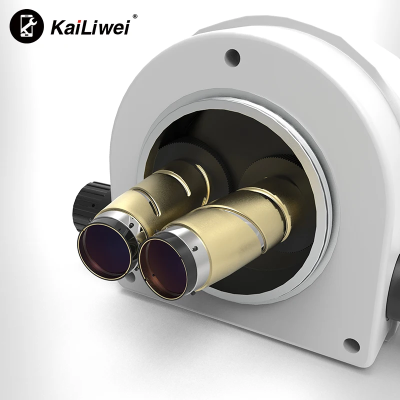 Imagem -04 - Kailiwei Micro Microscópio Estéreo com Zoom Binocular Ferramenta para Reparo de Telefone Celular com Luz