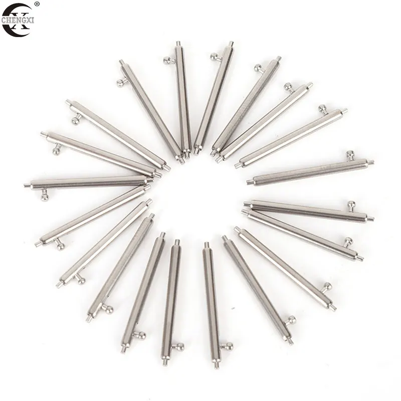 10PCS 1.5mm/1.8mm Diameter Watch Pin Pepair Tools & Kits Quick Release Watch strap Spring Bars Pins  18MM 20MM 22MM 23MM