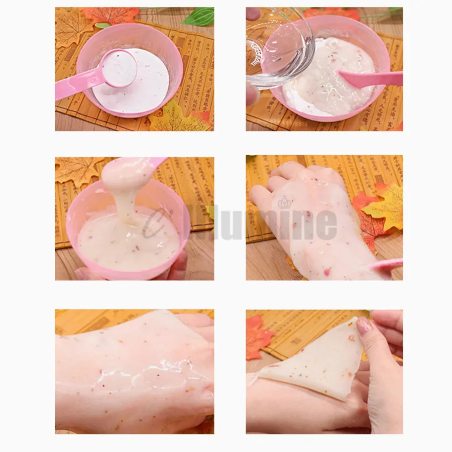 Vegetable Crystal Petal Peel Off Modeling Powder Moisturizing Replenishment Anti Acne Ice Film Whitening Oil Control Mask 800g