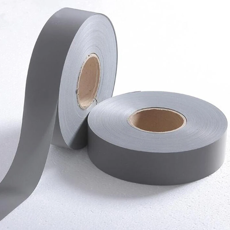 High Visibility Grade Sew On Reflective Fabric Edging Trim Tape For Clothing Cap Bag For Safety