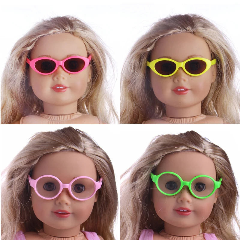 Promotion! Sunglasses Fit 18 Inch American &43 CM Baby Doll Clothes Accessories,Girl\'s Toys,Our Generation,Birthday Gift