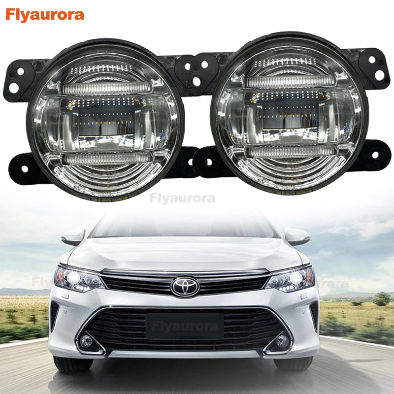 2PCS 3.5Inch Round car Led Fog Lights for jeep grand cherokee Off Road Fog Lamps for Toyota Camry accord pajero triton for Dodge