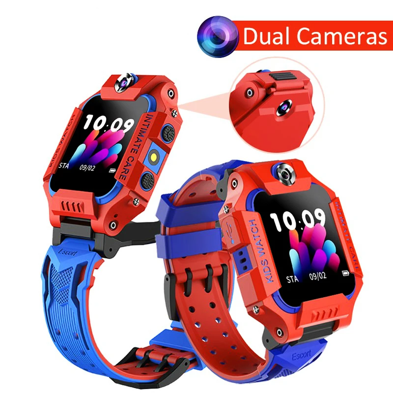 Z6 Children Kids Smart Watch IP67 Deep Waterproof 2G SIM Card LBS Tracker Camera SOS Call Location Reminder Anti-Lost PK Q50 Q12