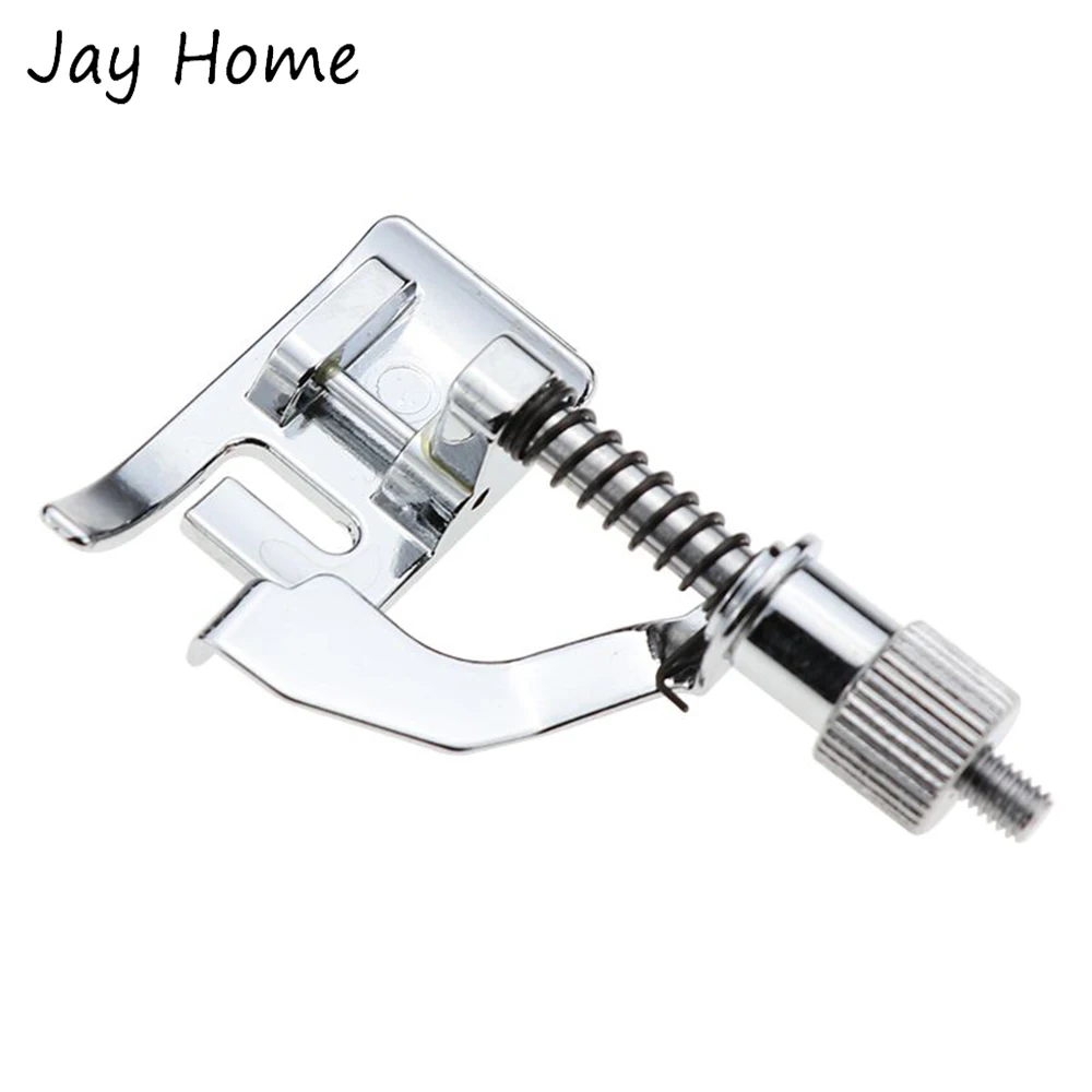 1Pc Metal Blind Hem Stitch Presser Foot Domestic Sewing Machine Presser Feet for Low Shank Snap On Sewing Machine Stitching Tool