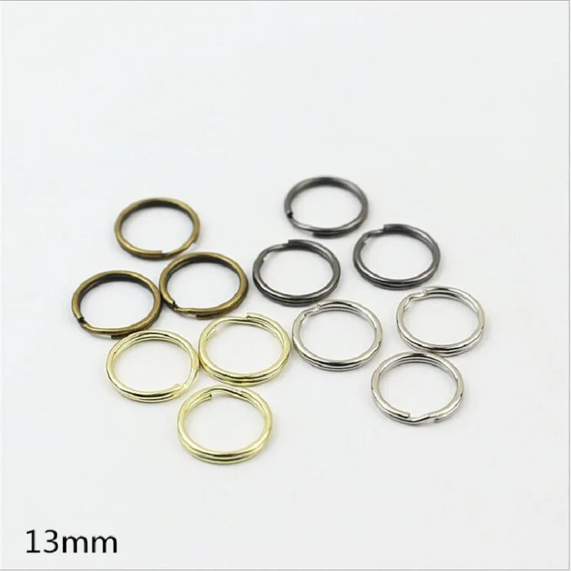 1000pcs/lot luggage accessories accessories 13mm inner diameter hardware keychain ring