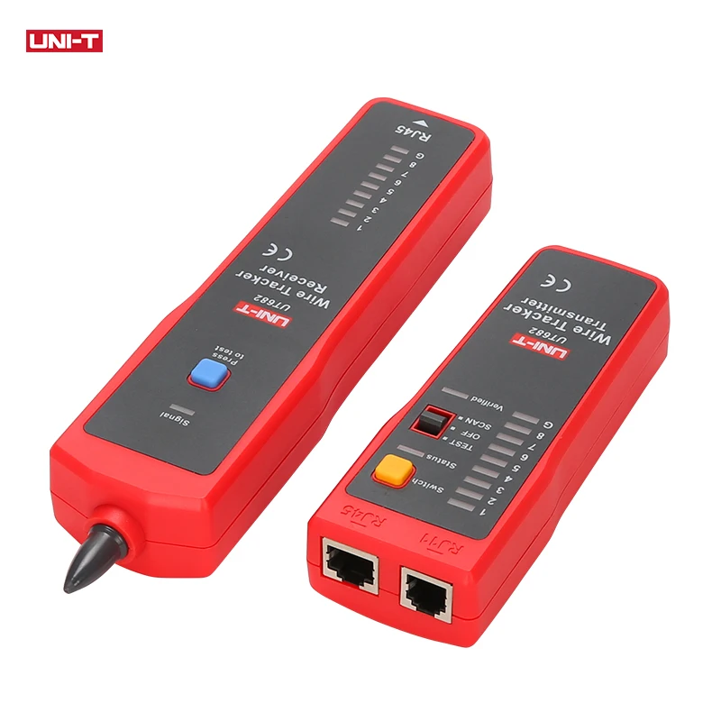 UNI-T UT682 Series Wire Tracker Toner Probe Telephone Line Network Cable Ethernet LAN Tester Calibration Detector Line Finder