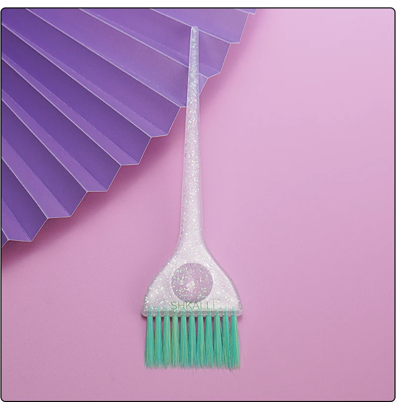 SHKALLI Haarfärbepinsel-Set, glitzernder Haarfärbepinsel, Haarfärbepinsel für Friseursalons, Balayage-Werkzeuge, Highlighting-Pinsel – Detail 8