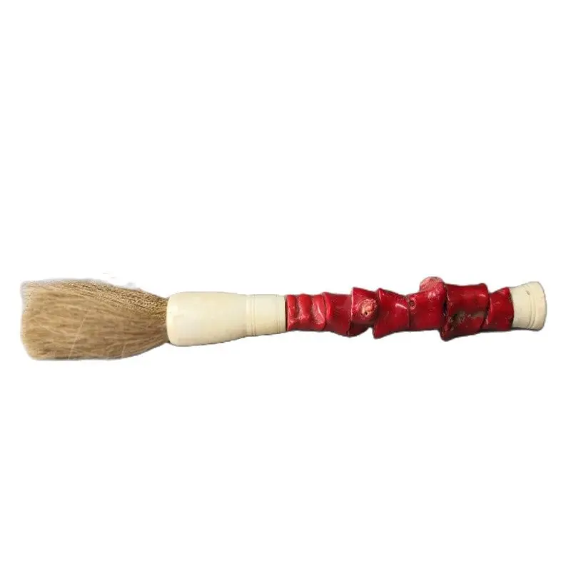 Calligraphy And Painting Tools Articles Collection Of Red Coral Big Chinese Brush