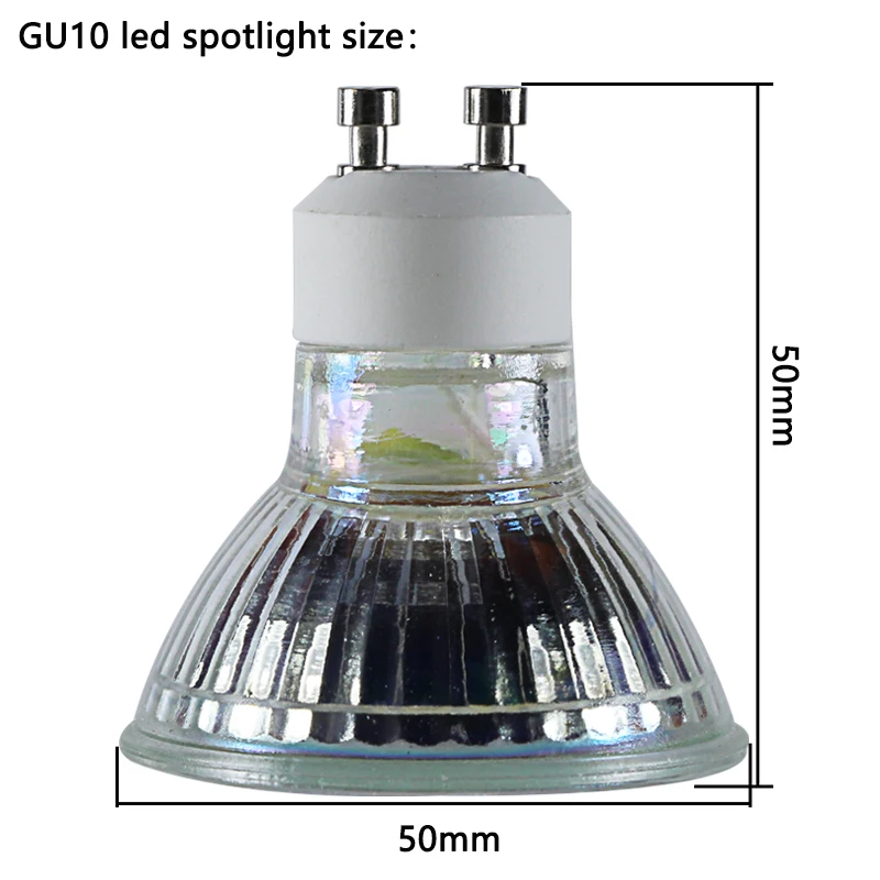 Bombilla Led Spotlight GU10 Spot Cup Light For Home 3W 5W 12v 24v 36v 48v 60v 110v 220v 12 24 Volt Downlight Bulb Ceiling Lamp