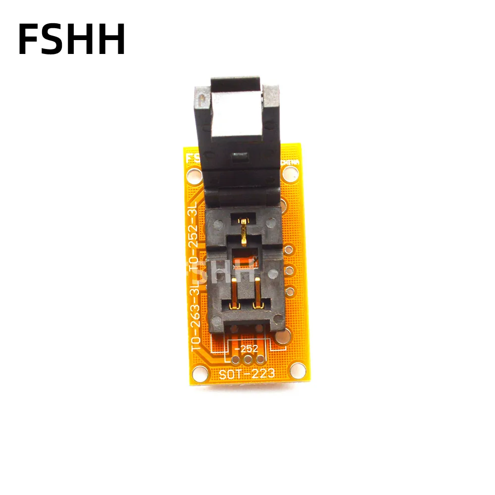 TO-252 socket TO252 Aging test socket TO252-3 separate sockets/with pcb terminals