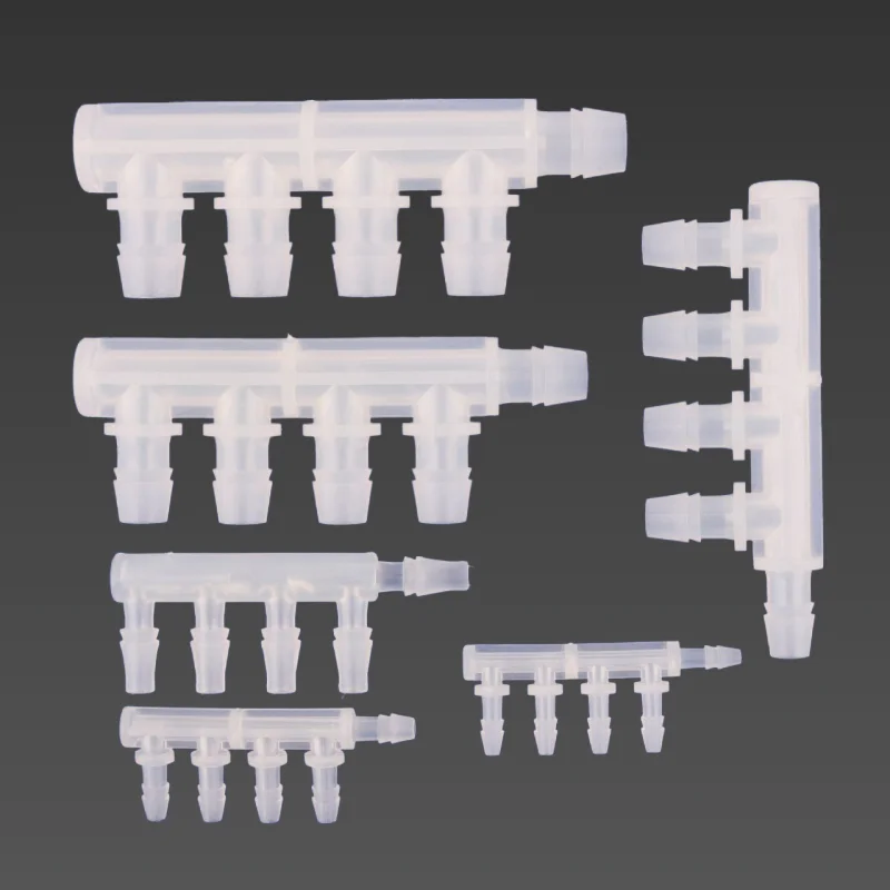 

5 ~ 200 шт. 2,4 ~ 9,5 мм полипропиленовый 5-ходовой разъем для аквариума, трубка для воздушного насоса, соединительный садовый шланг, адаптер