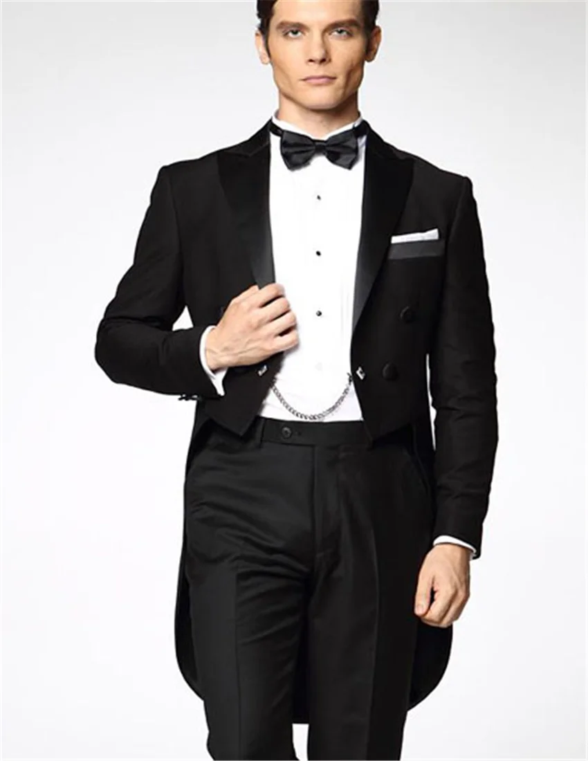 

New men's dress men's wedding party dress bridegroom best man tuxedo performance suit （Jacket+pants）