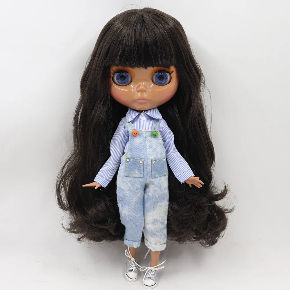 ICY DBS Blyth دمية No.2 الأبيض والأسود الجلد المشترك الجسم 1/6 BJD خاص سيارة لعبة أطفال زهيدة هدية