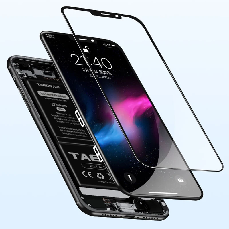 شاشة ايفون ، شاشة بديلة ، مجموعة لمس ثلاثية الأبعاد ، ايفون 11 برو ، ايفون إكس ، اكس آر ، اكس اس ماكس ، 11 ، 12 برو ماكس ، ميني