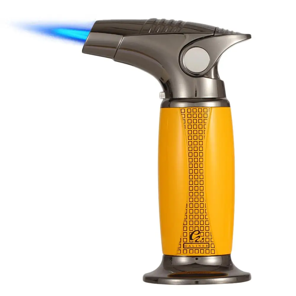 

GALINER Outdoor BBQ Lighter Cigar Torch Lighter Butane Gas Jet Cigarette Spray Gun Windproof Metel Cigar Lighter For Kitchen