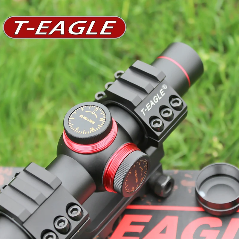 T EAGLE SR1.5-5X20 WA HK Hunting RiflesScope Duplex Reticle Rifle Scope Tactical Optical Gun Sight  Shock Proof with Cover