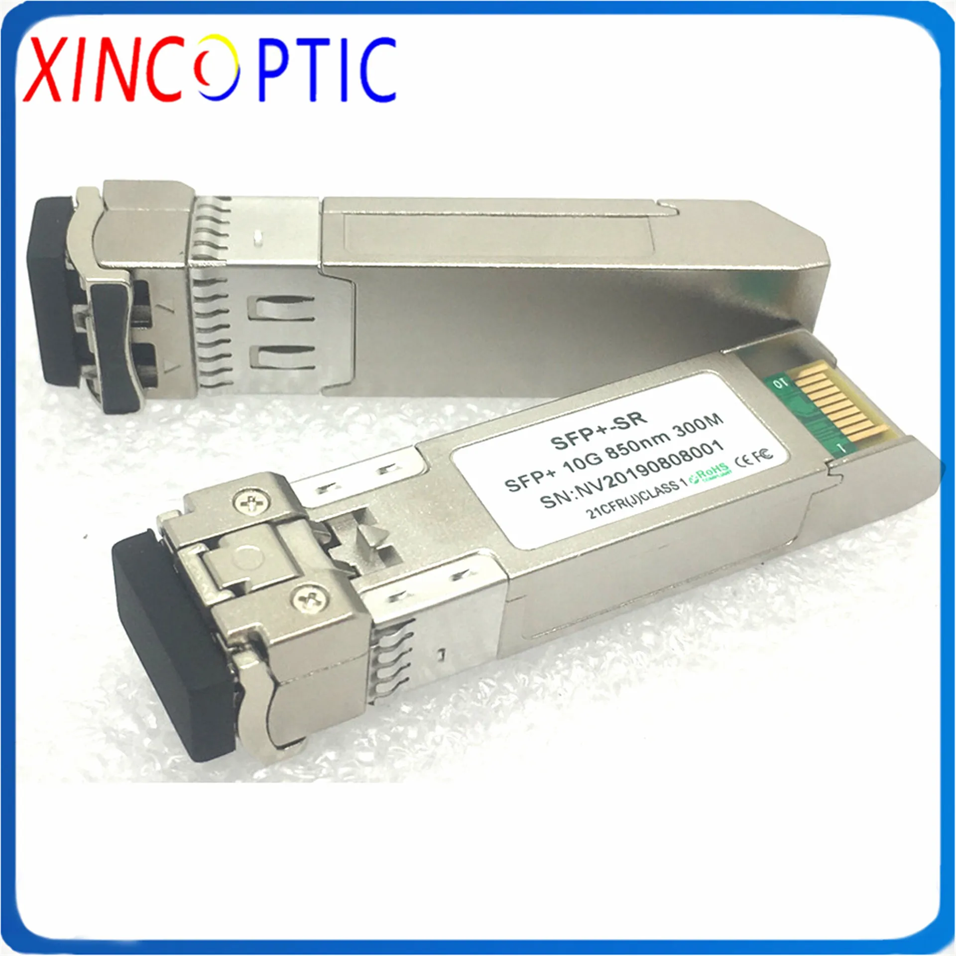 10Gbps SFP+-SR SFP+ Transceiver,Switch/Router SFP-10G-SR MMF 850nm 300m Duplex LC DOM 10Gigabit SFP Module Transceiver