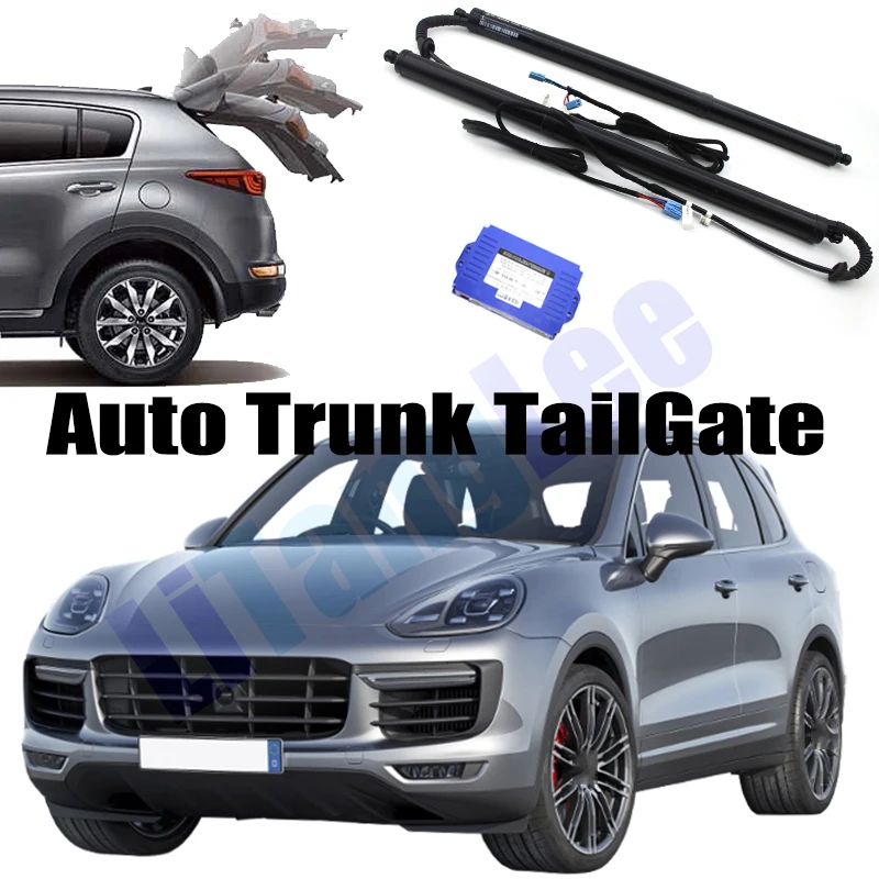 Car Power Trunk Lift For Porsche Cayenne 92A E2 2010~2018 Electric Hatch Tailgate Tail Gate Strut Auto Rear Door Actuator