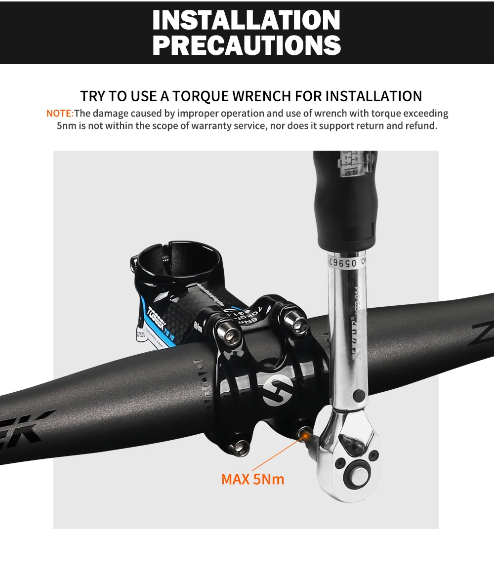TOSEEK ZF-ONE Mtb Carbon Handlebar Bicycle Handlebar 31.8*580-720/740/760mm Matt Black Handlebars For Mountain Bike Accessories