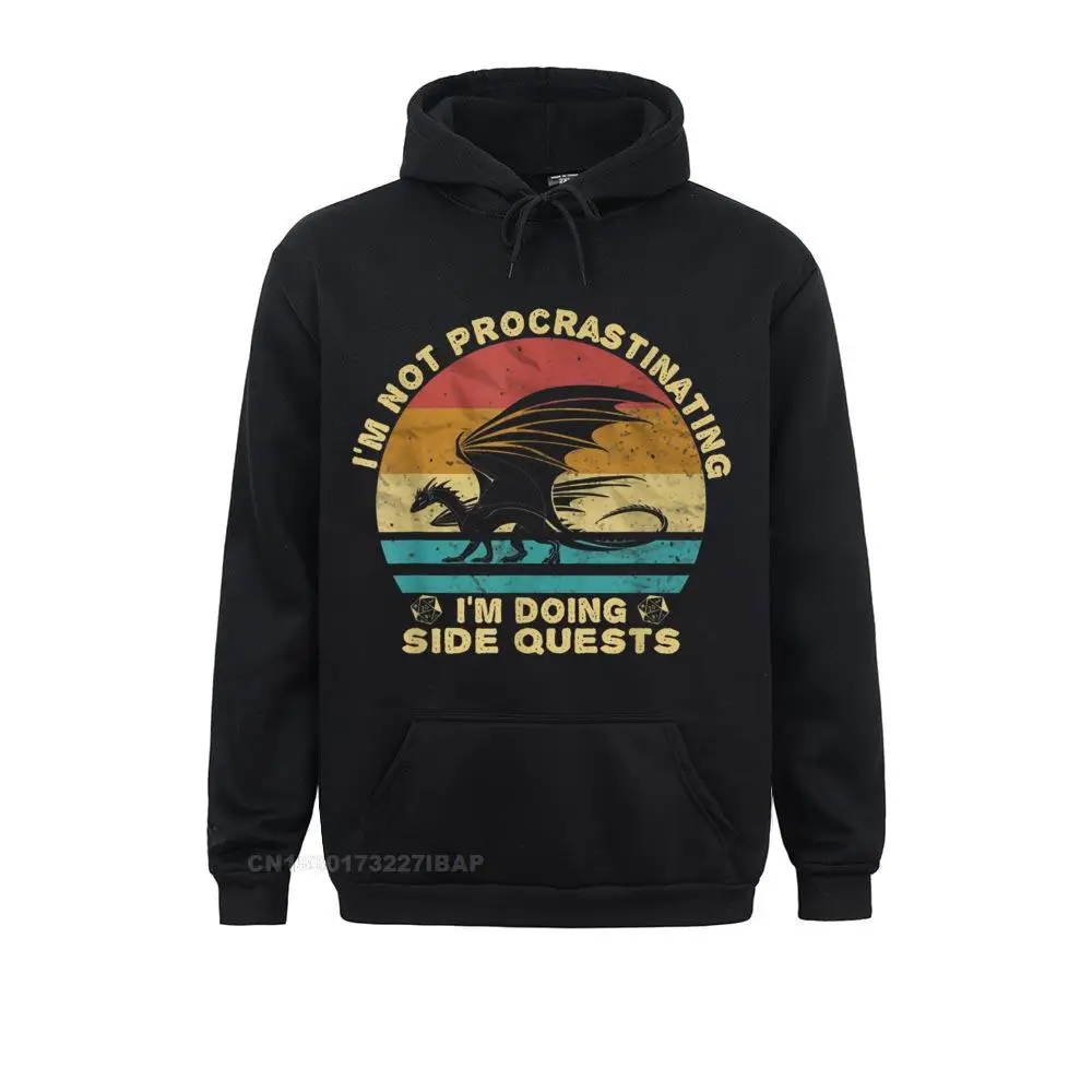 

I'm Not Procrastinating I'm Doing Side Quests RPG Gamer Hoodie Fall Hoodies 3D Style Hoods Graphic Camisa Sweatshirts