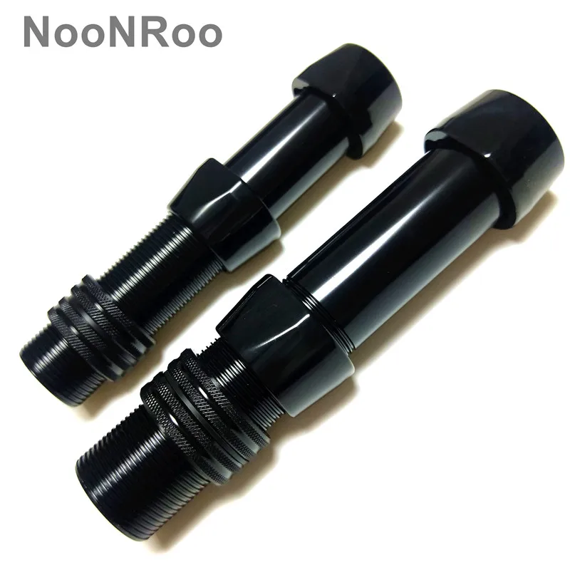 NooNRoo-Heavy Duty Aluminum Reel Seats, DIY Repair Fishing Rod, Black and Gold Color, Size 20 # & #22