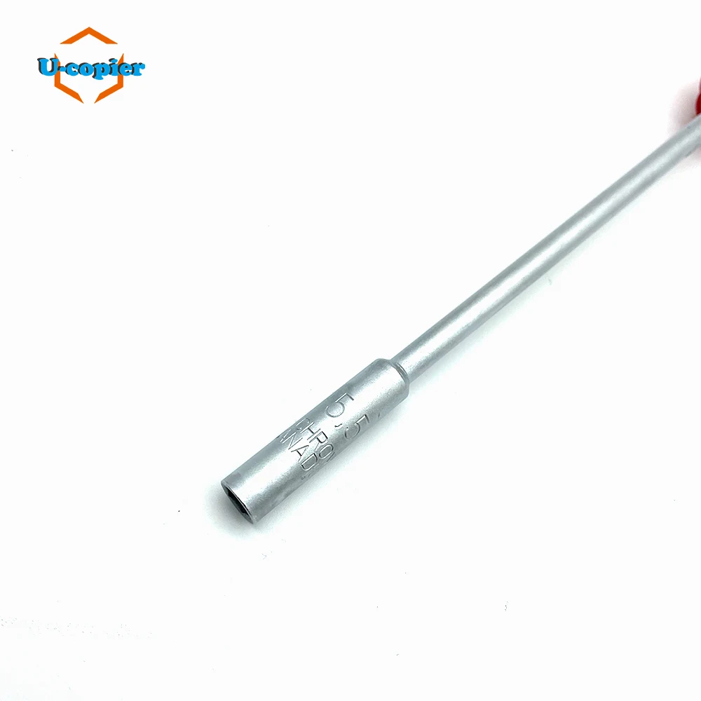 Wiha WLXY-2209 Screwdriver 5.5mm Deep Hole Sleeve 125mm Screw for Xerox With Strong Magnetic Red Scrediver