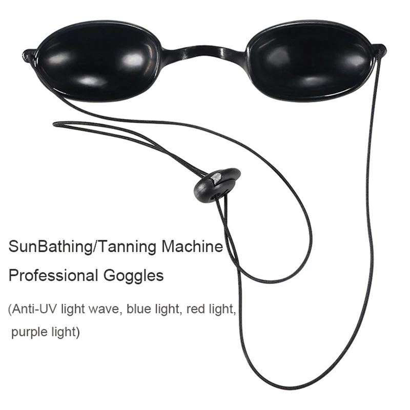 Adjustable Full Shading Safety Eyepatch E Light/Laser Protective Glasses For Tanning Machine Tattoo Beauty Clinic Patient