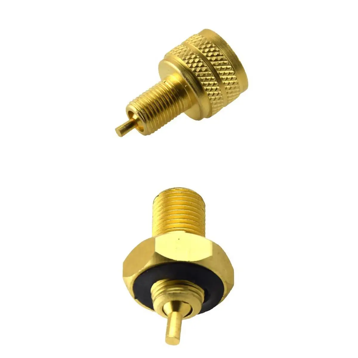 2 Pieces High Quality Bore Tire Valve Reducer Adapter External + Internal