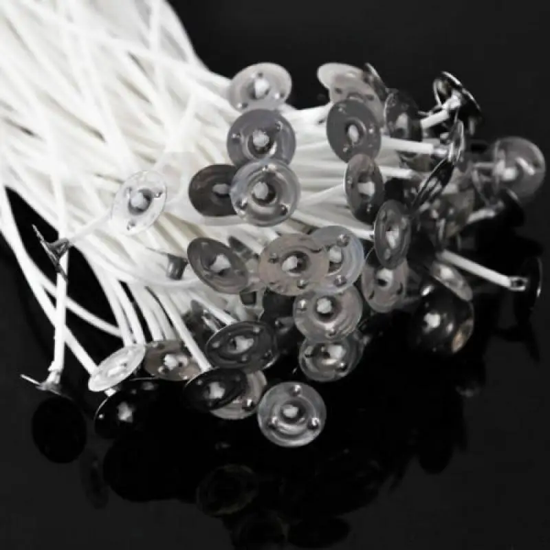 50/100pcs 2.5-20CM Docht Kerzendocht Flachdocht Runddocht llampe Kerze llampendocht
