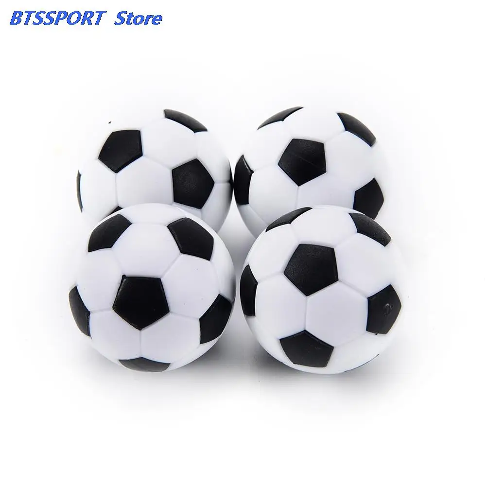 4 PCS/set 32mm White Black Plastic Soccer Table Foosball Ball Football Mini Ball Soccer Round Indoor Games Machine Parts