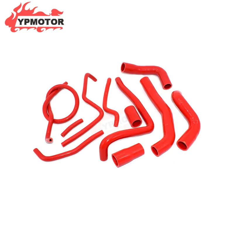 

YZF-R1 09-14 Red Racing Sport Bike Motorcycle Silicone Radiator Hose Water Pipes Coolant Tube For YAMAHA R1 2009-2014 2010 2011