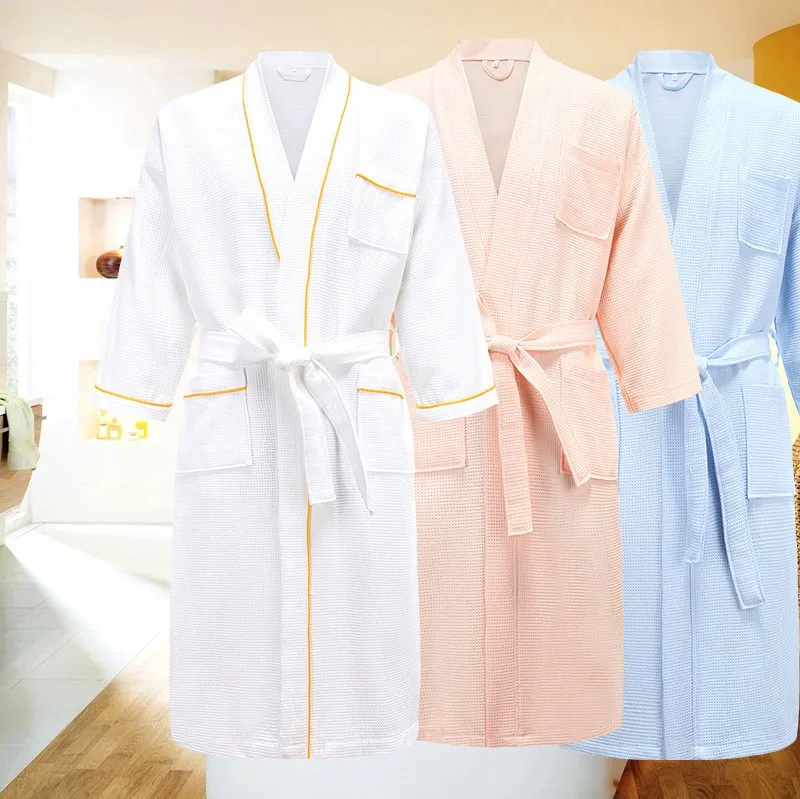 Lovers' Comfy Lingerie Couple Kimono Robe Gown Cotton Autumn New Bathrobe Soft Hotel Loungewear Oversized Men&Women Sleepwear