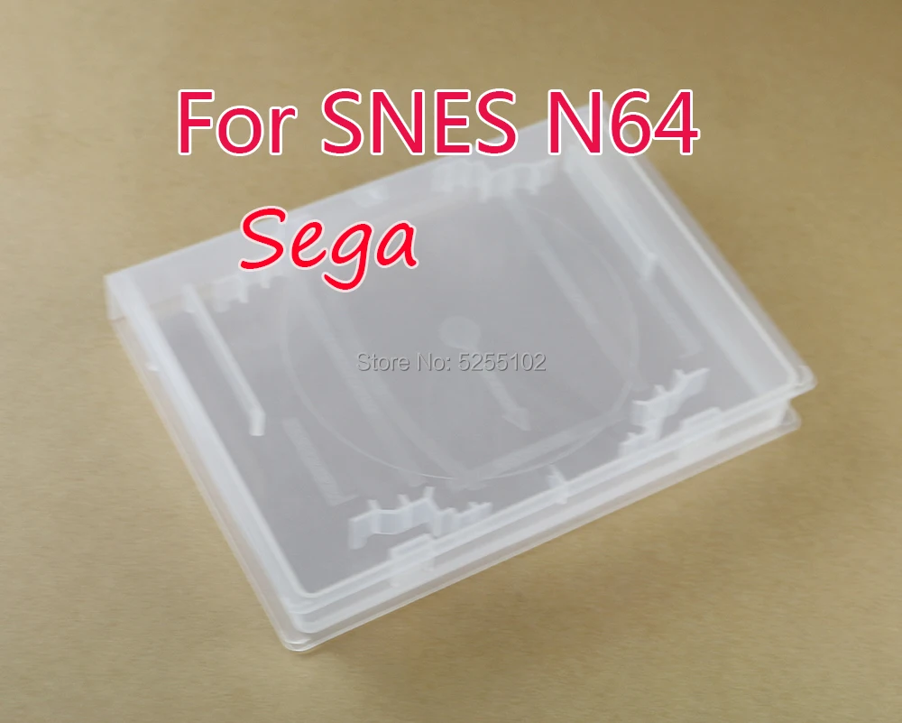 1 pçs caixa de cartão de jogo cartucho cd dvd protetor caso transparente para n64/snes (eua)/sega genesis/megadrive escudo universal