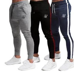 Men's high-quality Sik Silk brand polyester trousers fitness casual trousers daily training fitness casual sports jogging pants